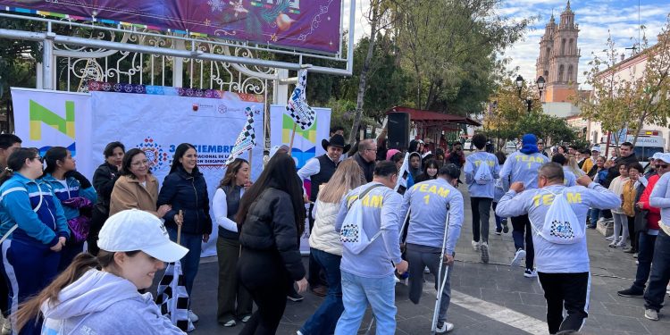 Con 4to. Rally por la Inclusión, conmemora Gobierno de Zacatecas Día Internacional de las Personas con Discapacidad
