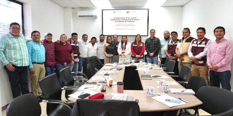 Delegadas y Delegados de Paz Social reciben actualización técnica en manejo de información