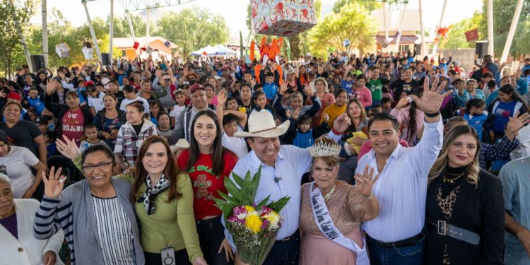 Encabeza Gobernador David Monreal Posadas por la Paz en Luis Moya; destaca rehabilitación de 18 calles y la política social de la Cuarta Transformación