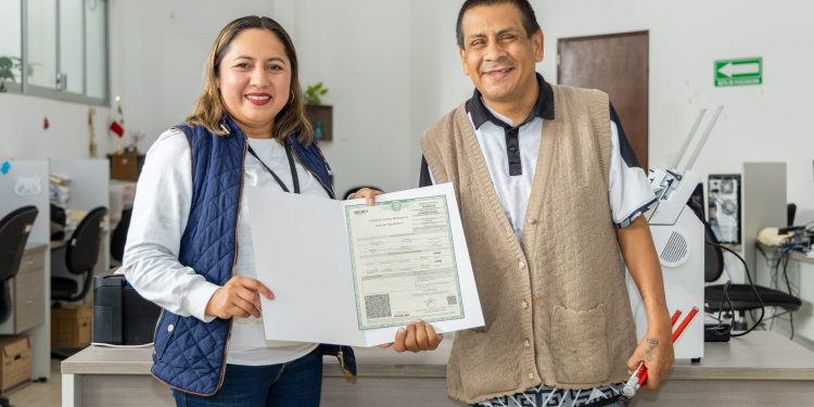 Imprime Registro Civil de Oaxaca actas en Sistema Braille
