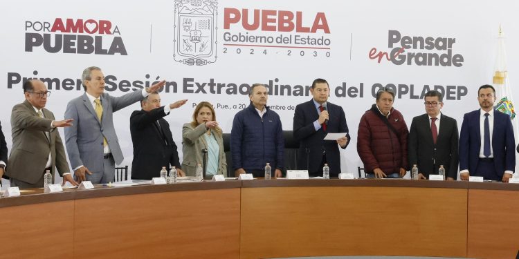 Instalan Comité de Planeación para el Desarrollo del Estado de Puebla.