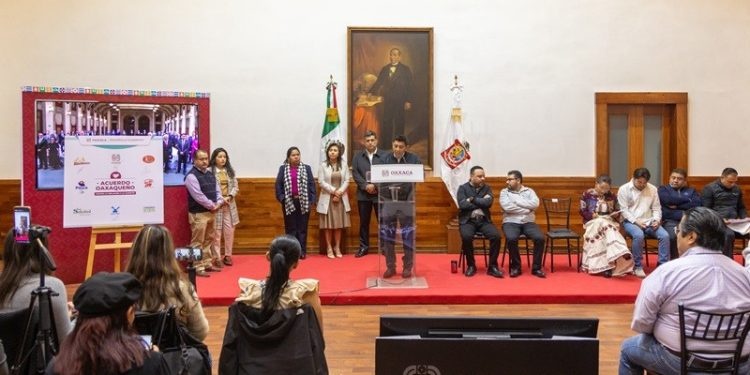 Refrenda Gobierno de Oaxaca compromiso para la reducción del precio de la canasta básica