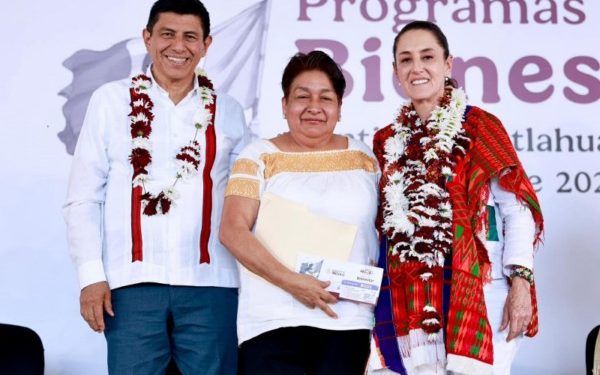 Fortalece Cuarta Transformación la inclusión social en Oaxaca con Pensión Mujeres Bienestar