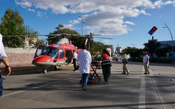 Realizan segundo traslado aéreo directo al Hospital General Dr. AurelioValdivieso de menor de edad