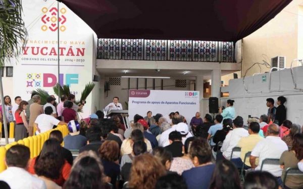 Anuncia Gobernador Joaquín Díaz Mena la firma con la Federación para la universalidad de la Pensión para Personas con Discapacidad