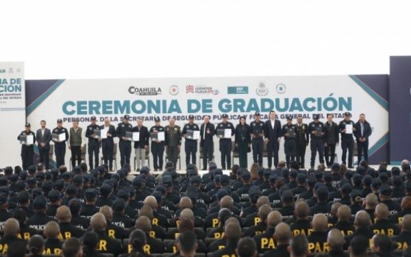Cuenta Coahuila con 491 nuevos elementos de seguridad