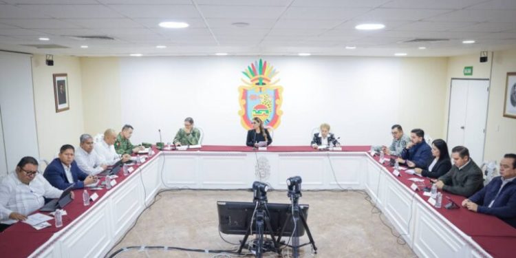 Evelyn Salgado Pineda inició la semana encabezando la sesión de la Mesa de Coordinación para la Construcción de la Paz