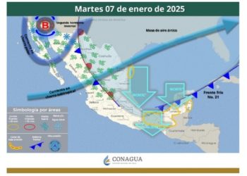 Frente frío número 21 mantendrá lluvias y bajas temperaturas en Oaxaca