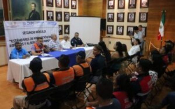Gobierno del Estado de Guerrero y Organismos Internacionales capacitan a municipios en la atención de refugios temporales