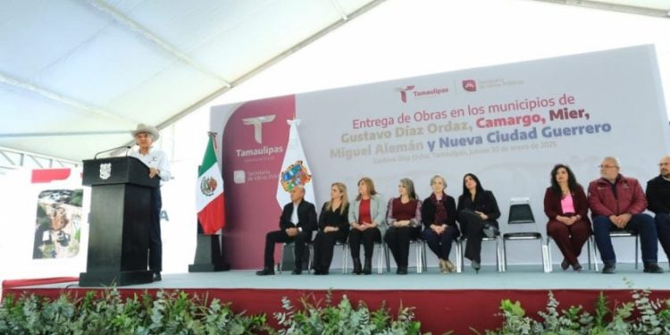 Impulsa Américo a los cinco municipios de La Ribereña con 243.6 MDP en obras