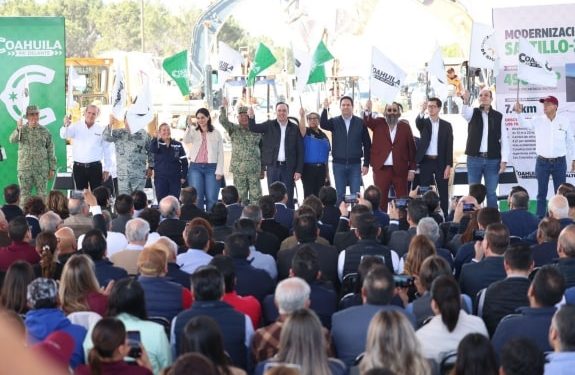 Inicia gran proyecto de ampliación de la carretera Saltillo-Derramadero