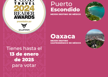 Invitan a votar por Oaxaca en los Food and Travel Reader Awards 2024