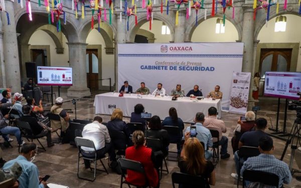 Oaxaca avanza con paz y gobernabilidad: Gabinete de Seguridad