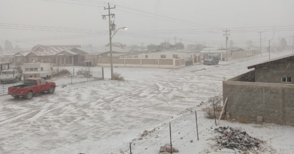 Registran nevadas en 17 municipios del estado