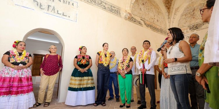 Entregan Gobierno del Estado y Federación totalmente restaurado el Antiguo convento dominico de Santo Domingo Tehuantepec