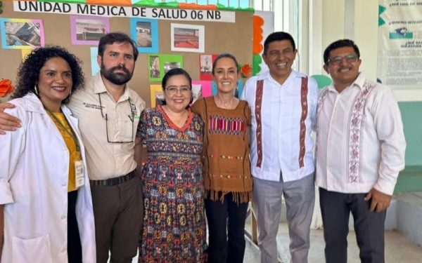 Refrendan Claudia Sheinbaum y Salomón Jara coordinación en favor de la salud de las familias