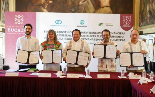 Nafin-Bancomext y Financiera para el Bienestar para fortalecer el financiamiento de las Mipymes locales