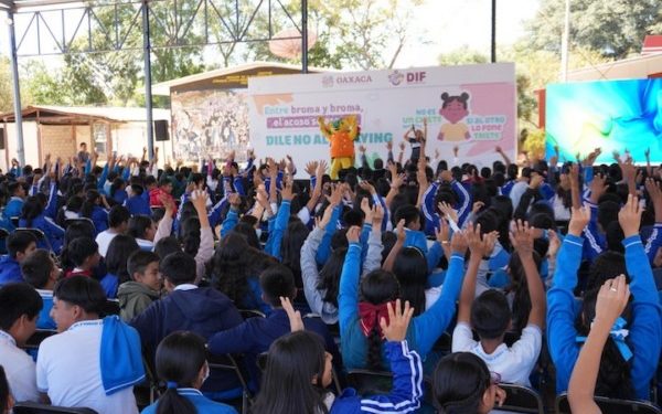 Continúa DIF Oaxaca en la implementación del foro “Entre broma y broma, el acoso se asoma, di no al bullying”