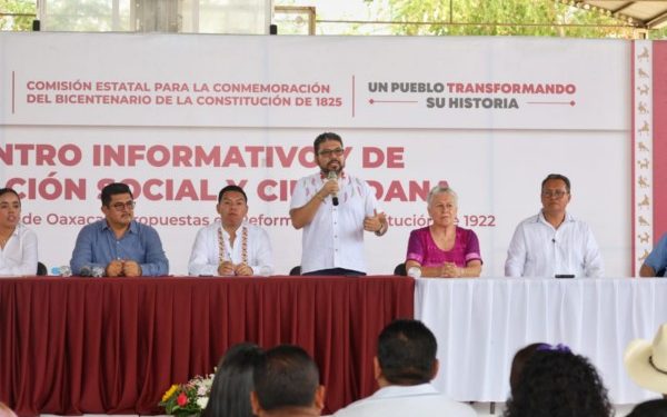 Tenemos la oportunidad de plasmar en la nueva Constitución las voces de las y los oaxaqueños: Geovany Vásquez
