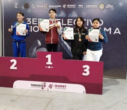Con plata y bronce concluye Coahuila el selectivo nacional de esgrima 2025