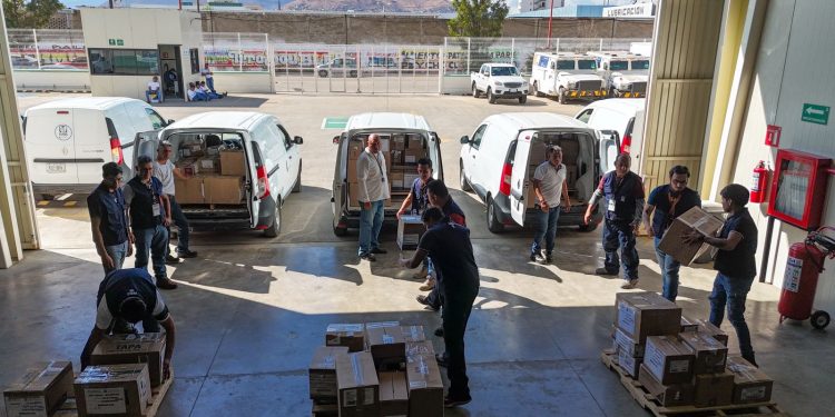 Despliegan convoy de medicamentos para reforzar servicios médicos en Oaxaca