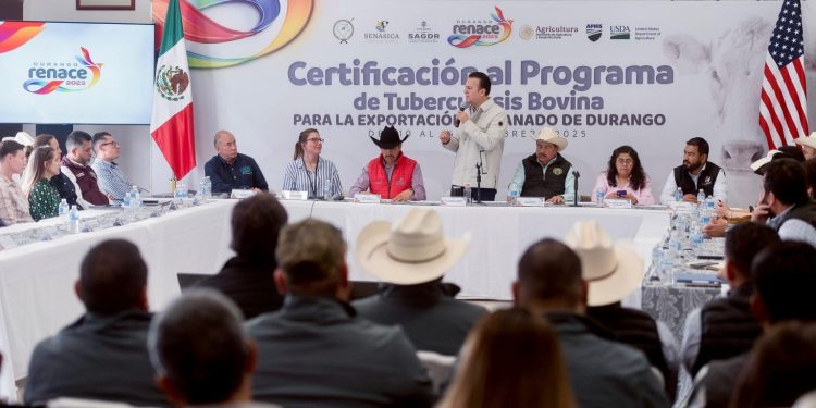 Durango continúa con su estatus ganadero para la exportación, anuncia gobernador Esteban