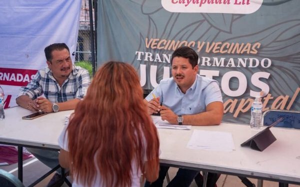 Vecinas y vecinos del Ejido Guadalupe Victoria se benefician con diversos servicios en Cayapadu Lii