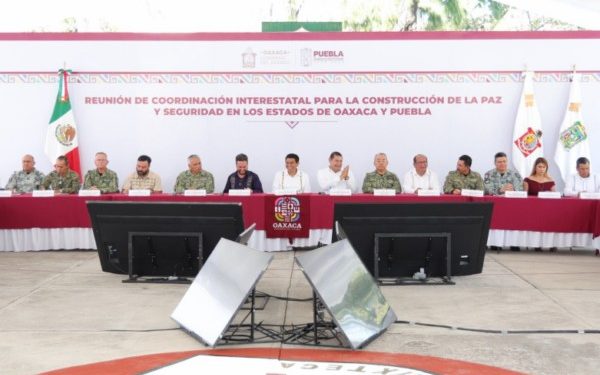 Oaxaca y Puebla unen esfuerzos para garantizar seguridad y paz en zona limítrofe
