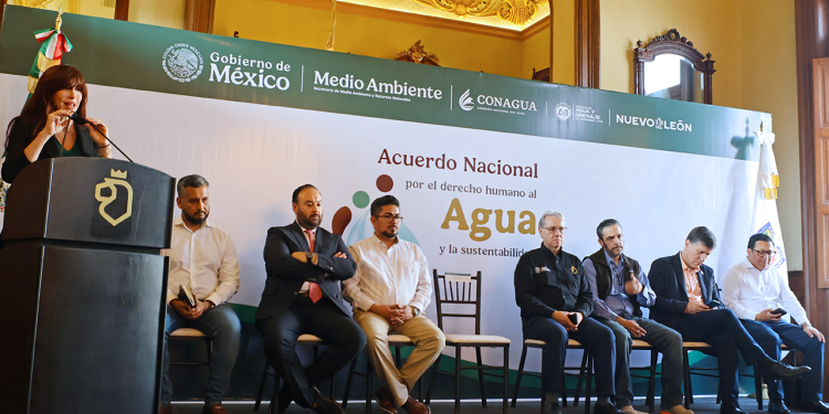 Presentan autoridades el Acuerdo Nacional por el Derecho Humano al Agua y la Sustentabilidad
