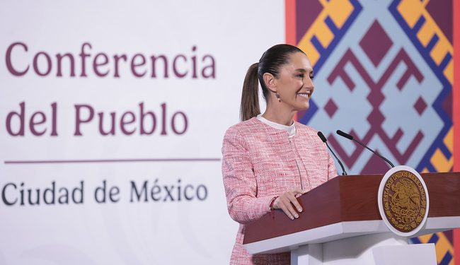 Presidenta Claudia Sheinbaum llama al sector empresarial a fortalecer el Plan México