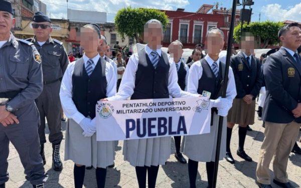 Puebla logra primer lugar en Nacional de Escoltas Militarizado