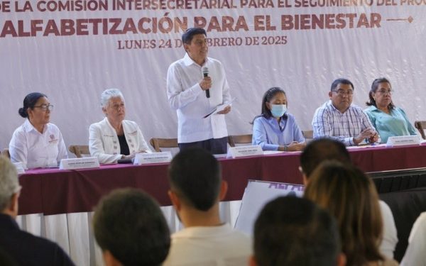 Instala Gobierno de Oaxaca Comisión Intersecretarial para el Seguimiento del programa Alfabetización para el Bienestar