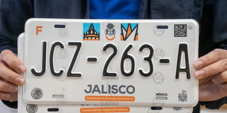 Tiene Jalisco nuevas placas vehiculares