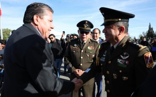 Encabeza Gobernador David Monreal Ceremonia de Toma de Protesta del Nuevo Comandante de la Onceava Zona Militar