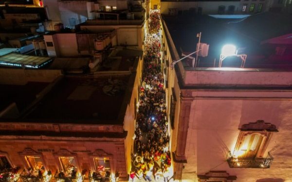 Con baile y tradición, Zacatecas celebra la primera Callejoneada para Solteros