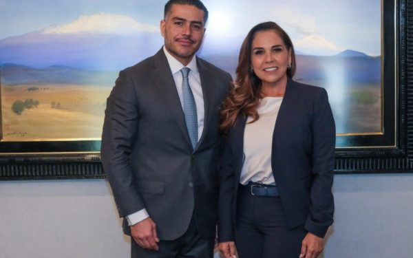 Revisa Mara Lezama coordinación, estrategia y avances de seguridad en Quintana Roo con Omar García Harfuch