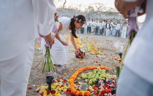 Celebra DIF Guerrero Equinoccio de Primavera 2025 en la Zona Arqueológica de La Organera
