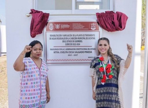 Entrega Evelyn Salgado obra pública, hidrosanitaria y carretera para tres municipios de la Costa Chica