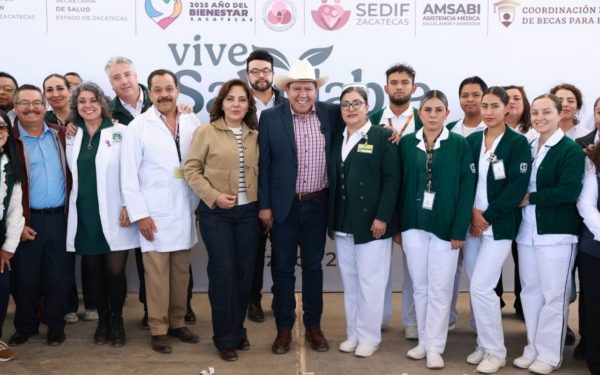 Gobernador David Monreal pone en marcha en Zacatecas las Jornadas de Salud Escolar “Vive Saludable, Vive Feliz”