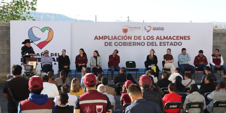 Inaugura Gobernador David Monreal Ávila ampliación de los almacenes de la administración del estado de Zacatecas