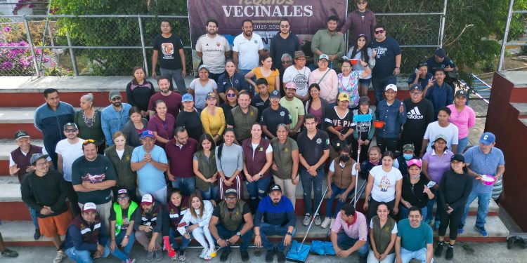 Realizan Tequio Vecinal en la Cuarta Etapa del Infonavit Primero de Mayo