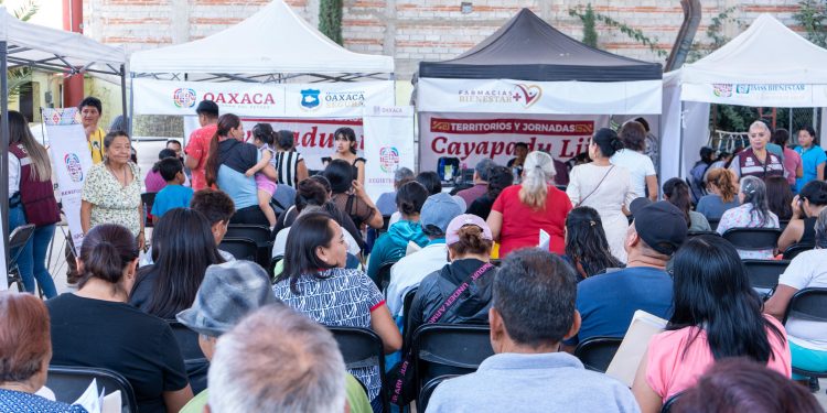 Más de 25 mil vecinas y vecinos de Oaxaca de Juárez beneficiados con las Jornadas Territorios y Cayapadu Lii