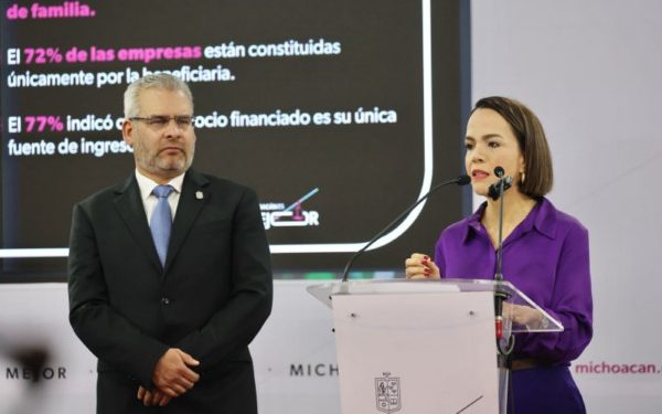 Impulso a la autonomía económica de mujeres con créditos para negocios: Bedolla