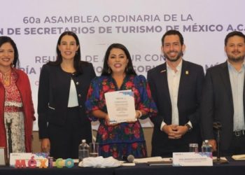Recibe titular de Sectur Oaxaca nombramiento como secretaria de la Mesa Directiva de Asetur