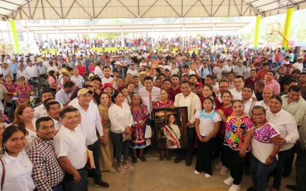 Con obras de infraestructura, Salomón Jara impulsa el desarrollo de San Felipe Usila