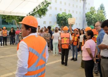 Congreso de Oaxaca se suma al Primer Simulacro Nacional 2025