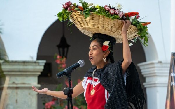 Joselyn Pamela Mendoza Reyes, representante de la Diosa Centéotl 2025 de Oaxaca de Juárez