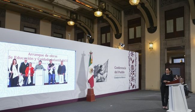 En el Día de la Niña y el Niño, Presidenta inicia obras de construcción de 5 Centros de Educación y Cuidado Infantil en Cd. Juárez