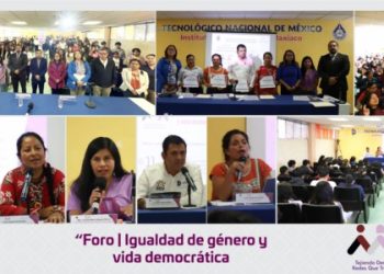 Realiza IEEPCO foro sobre igualdad de género y vida democrática