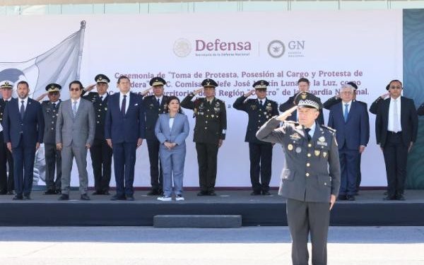 Rinde protesta coordinador territorial de la Guardia Nacional Región Centro